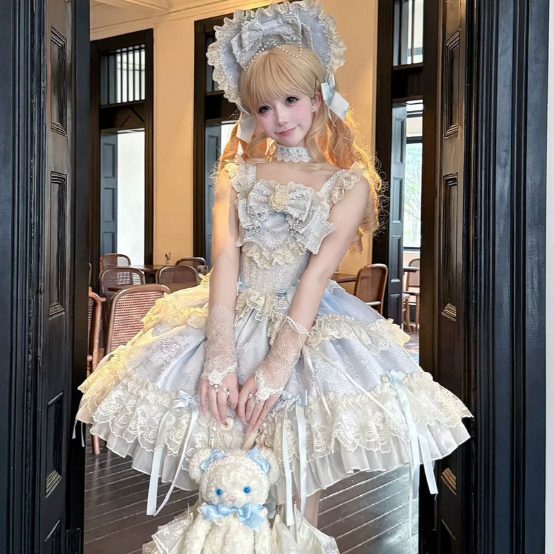 Hanguliang Flower Heart Love Ballet JSK Dress