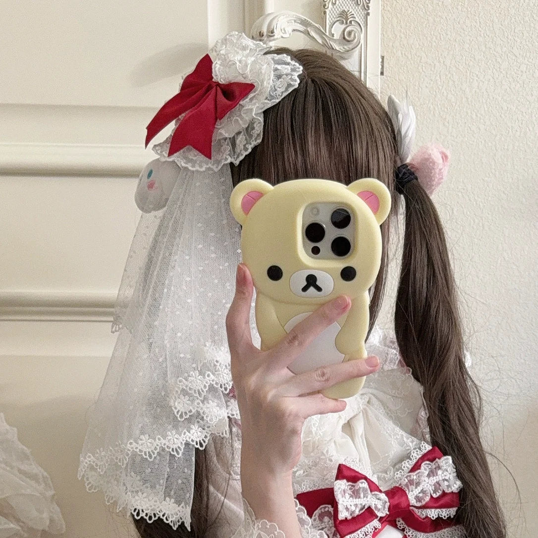 Velvet Sweetheart - Doll-like Sweet Lolita Jumper Dress, Bow Accents (L M S) 44021:792810