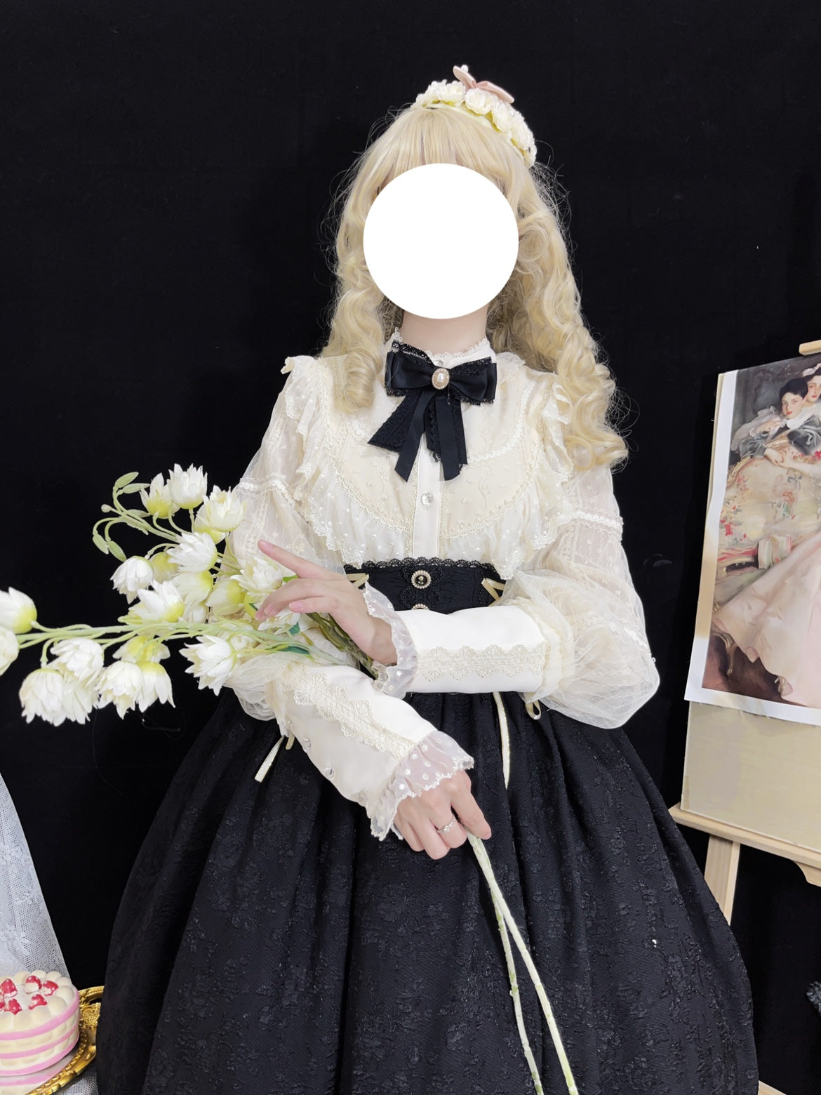 DMFS Lolita - Kawaii Lolita Shirt Winter Lolita - Shirt Innerwear