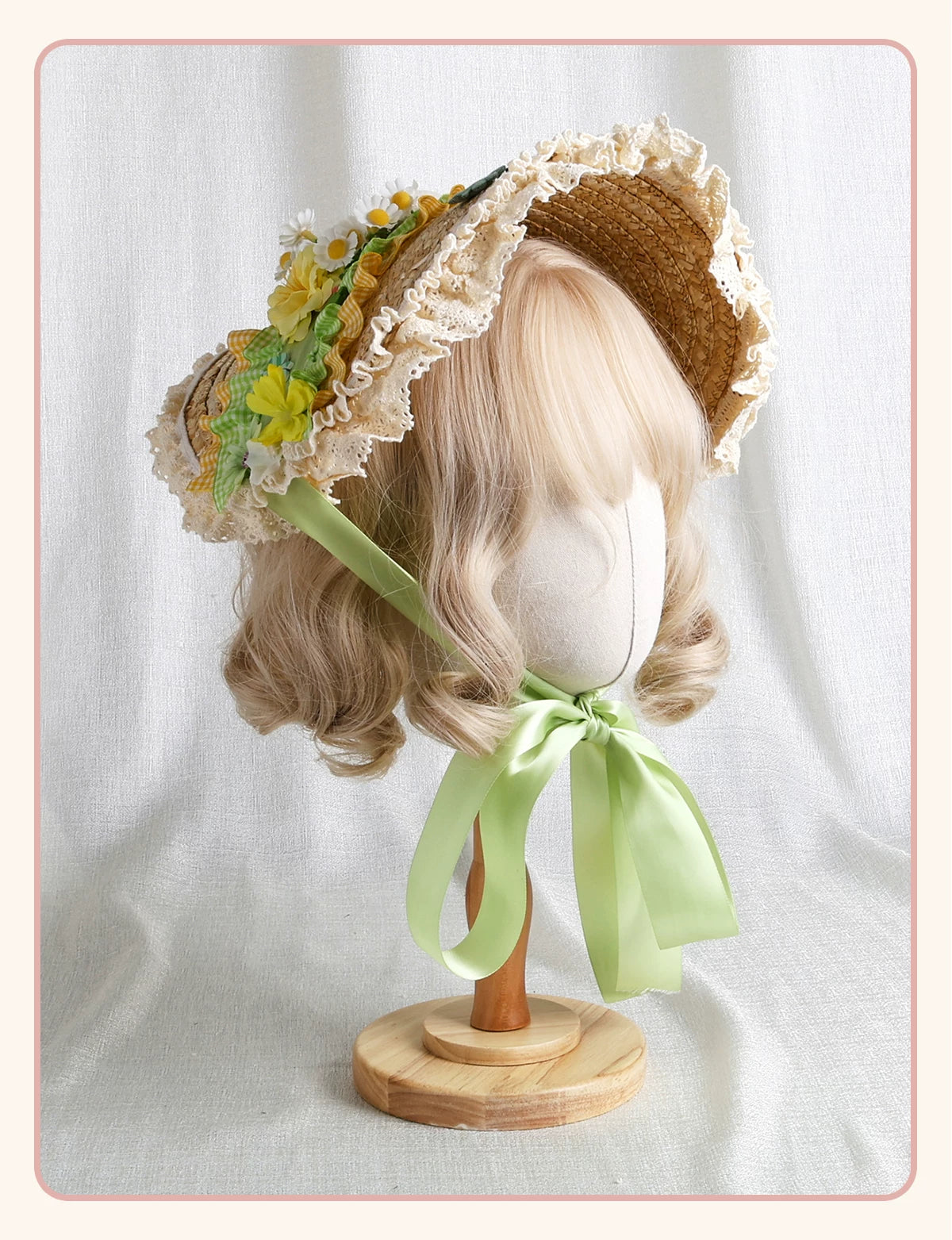 Stardust Rose - Pastoral Spring - Headwear with lace trim