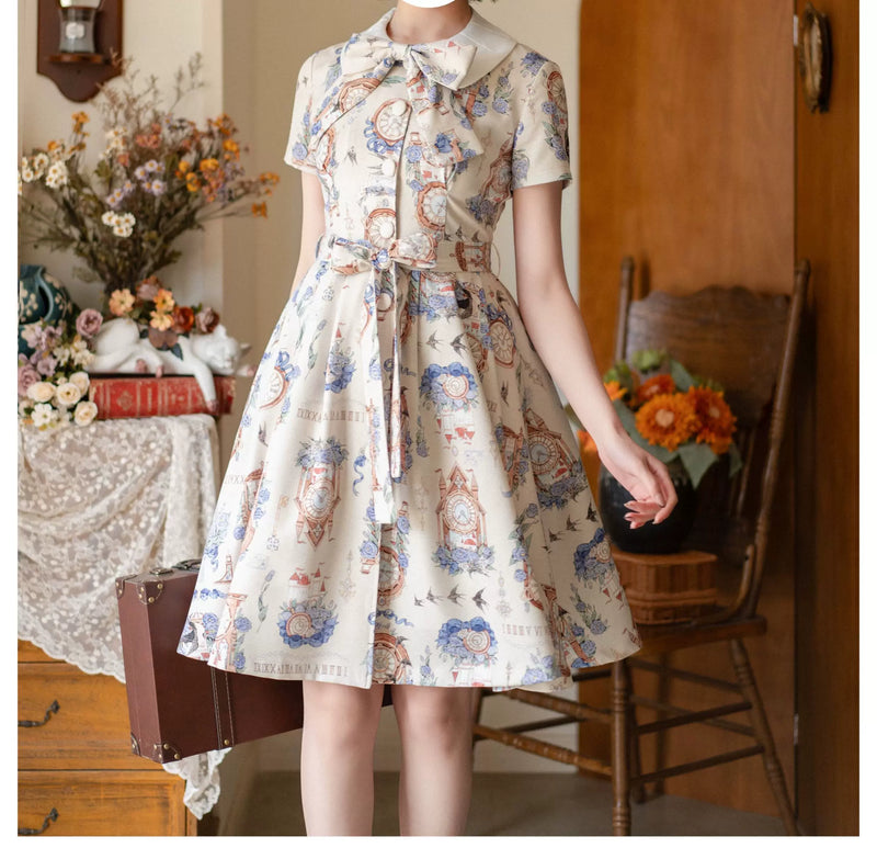 Forest Wardrobe - Eternal Echo - Printed OP Dress and Jacket Set - 6