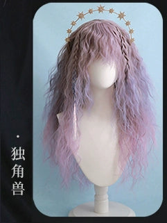 Spot MONKEEP Monkey Bajia, Lucifer 70cm fluffy fine-grained original wig of fallen night