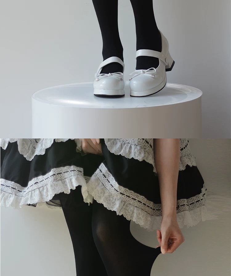 roji roji - Velvet Over-the-Knee - Over-the-Knee Socks with 80D and 60D Options