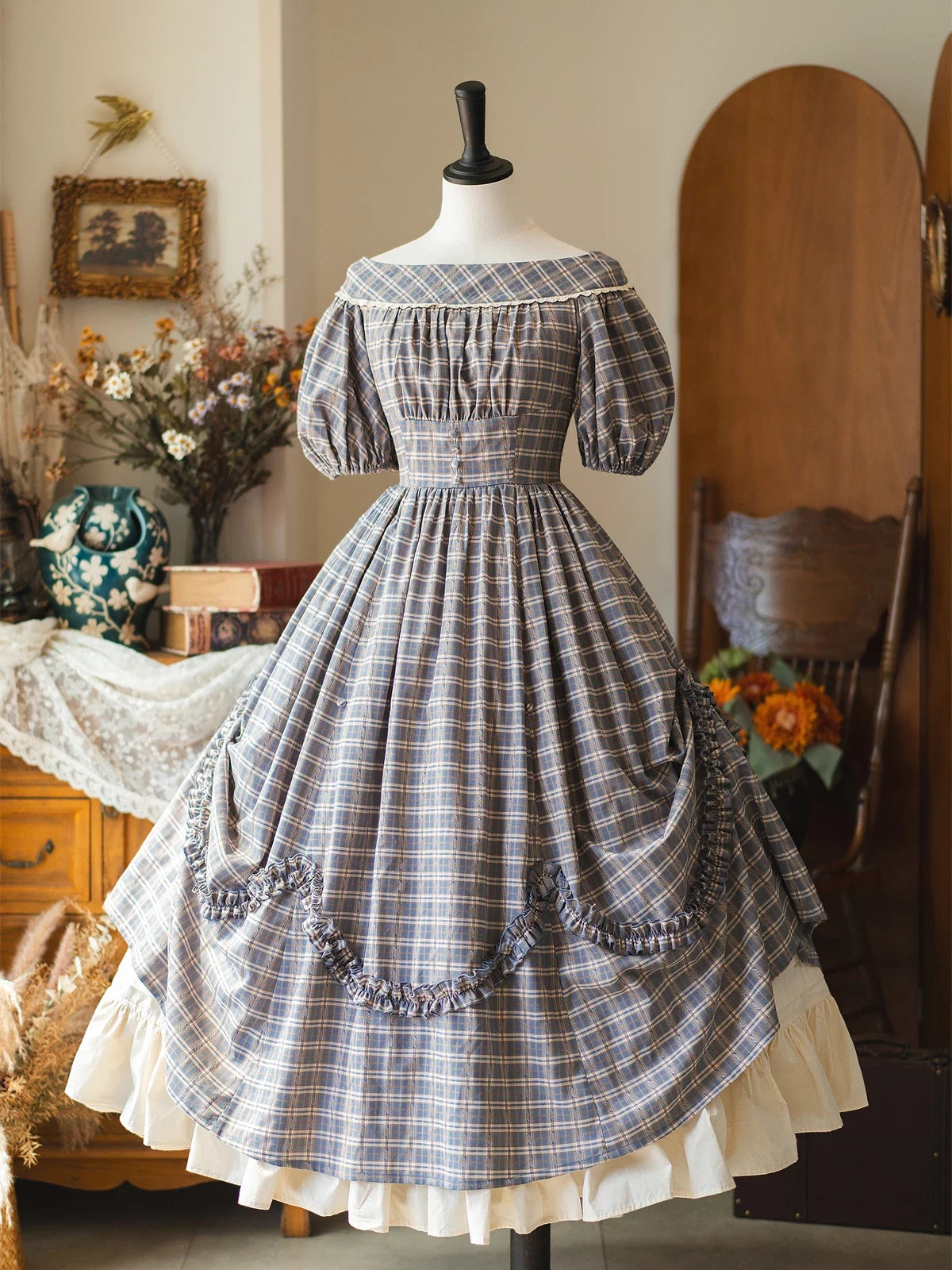 Forest Wardrobe - Classic Lolita Cotton Underskirt - Ruffles Hem SK Skirt