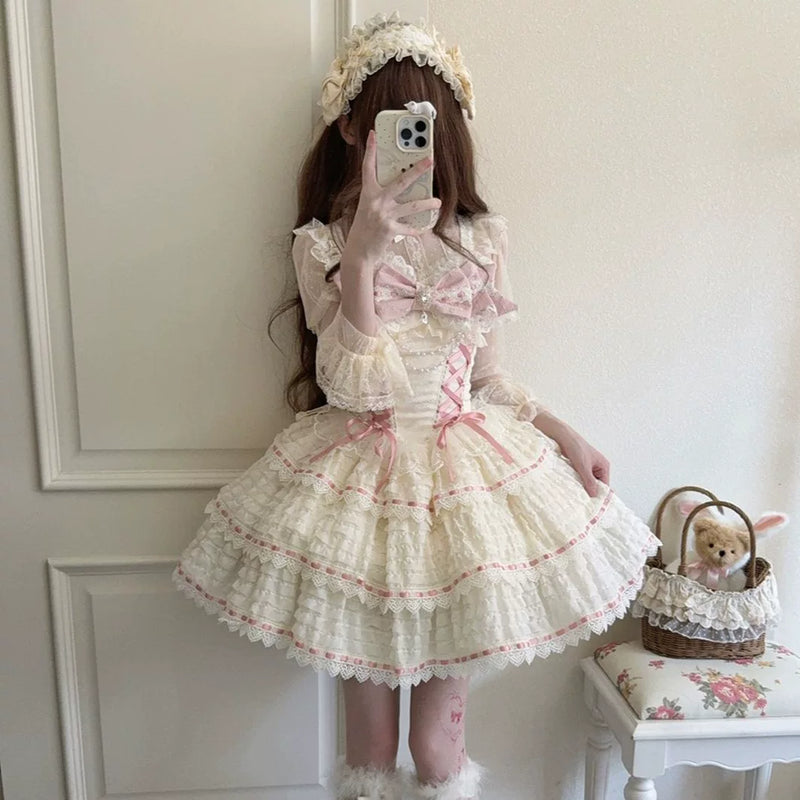 Hanguliang Flower Letter JSK Dress