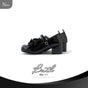 Patent Black - Mid Heel / 34