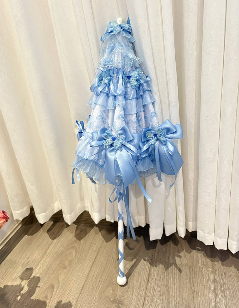 Independent Brand - Azure Promise Bow Tea-Party Lolita Parasol - product image 5