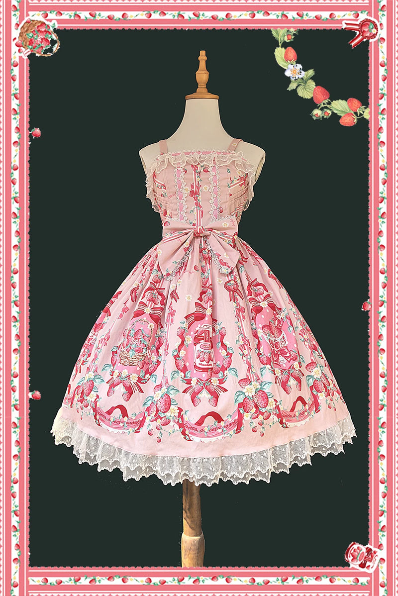 Infanta - Strawberry Little Chef - Type I & II Cotton JSK