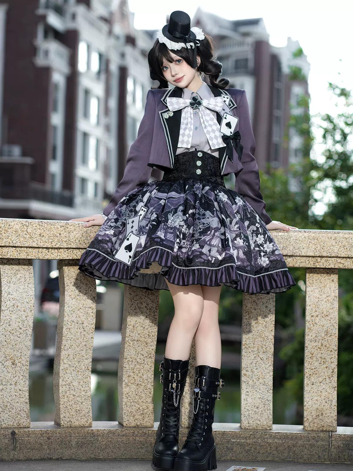Your Princess - Magic Troupe - Gothic Lolita Outfit, Bunny Printed Skirt
