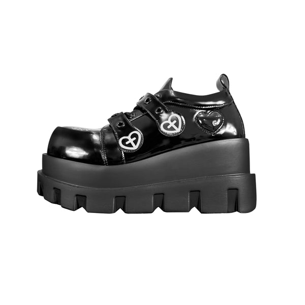 telepathy GURURU original punk water injection love cross macaron subculture platform shoes