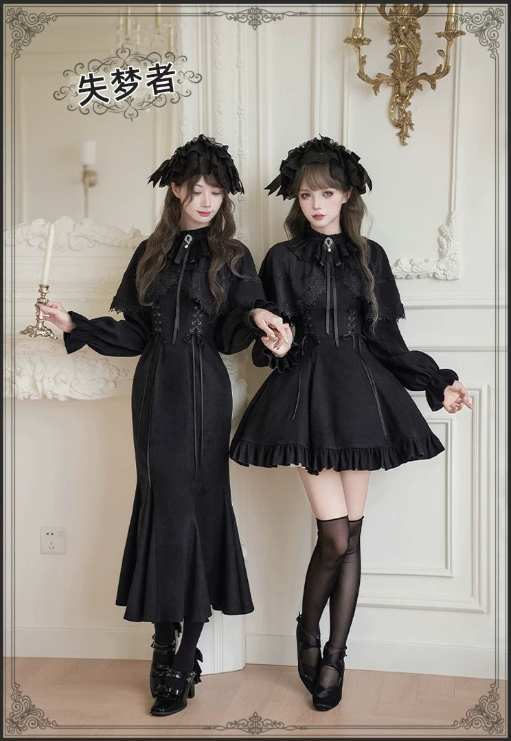 With PUJI - Dream Lost - Lolita OP Dress detail view 6