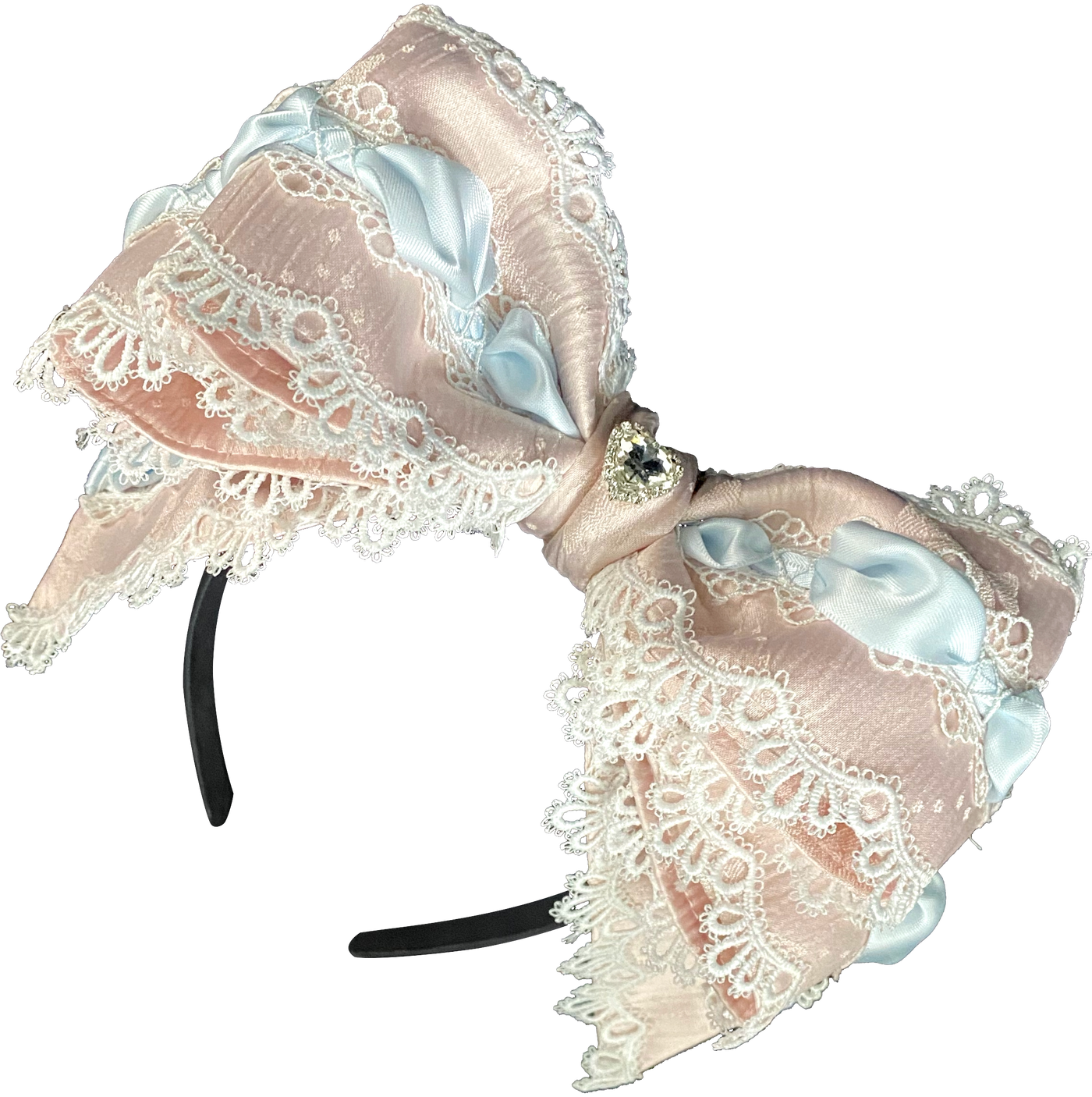 rosedecheese - Misty Reverie - JSK Dress with Layered Lace and Blue Bows