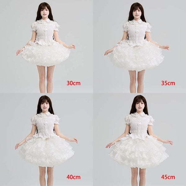 Yilan Rain - 30/35/40/45cm High Volume Rosette Style 6-Layer Soft Tulle Petticoat - product image 1
