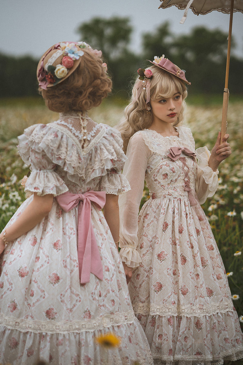 Miss Point - Woody Rose - Elegant Floral Lolita JSK Dress