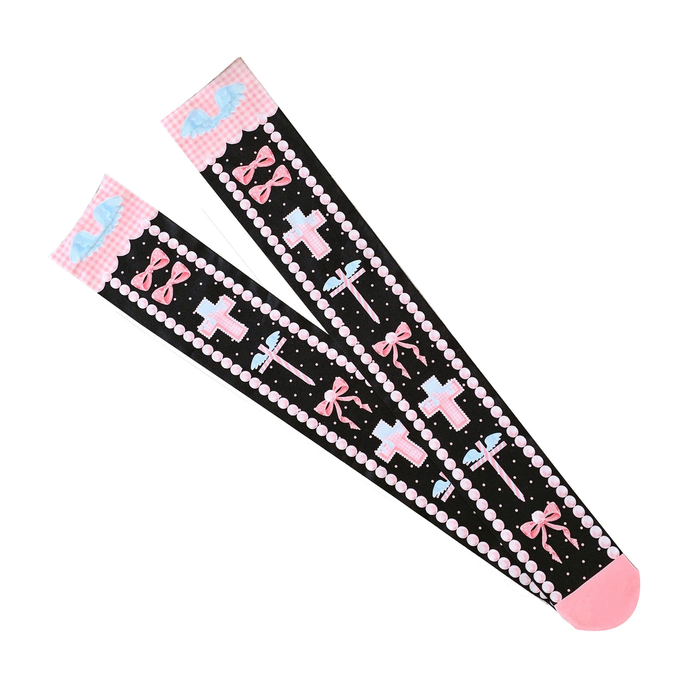 Roji Roji - Sweet Bow Lolita Thigh stockings - Socks