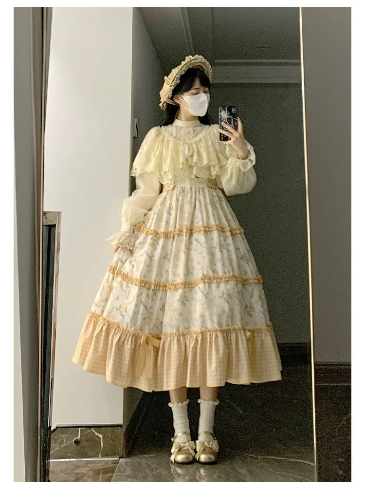 With PUJI - Love Poem - Classic Lolita Shawl 3-Color Versatile Spring Innerwear