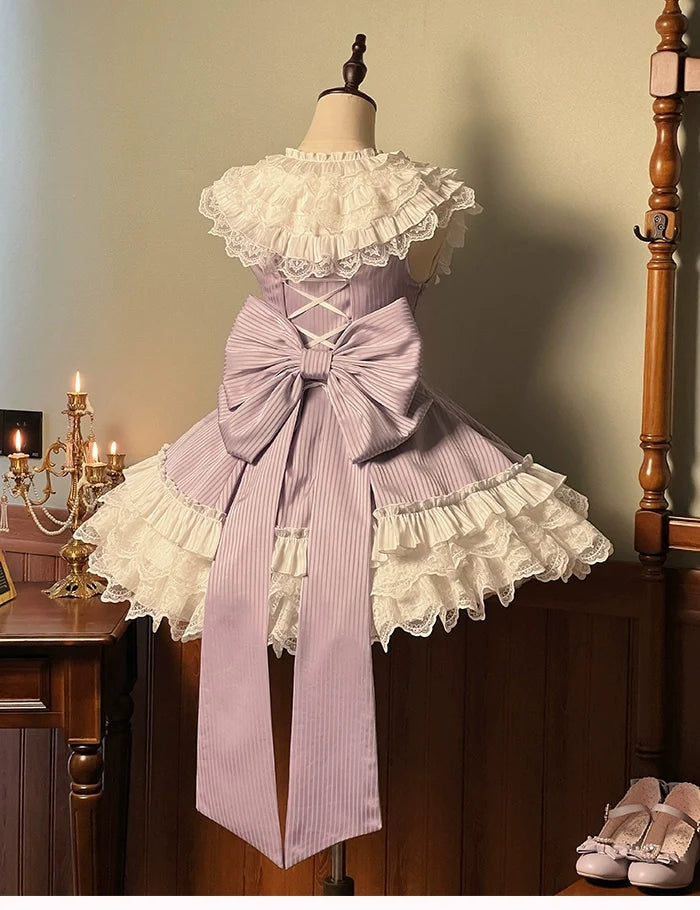 Alice Girl - Arrogant Miss - Sweet Lolita Trailing Large Bow with Long Ribbons