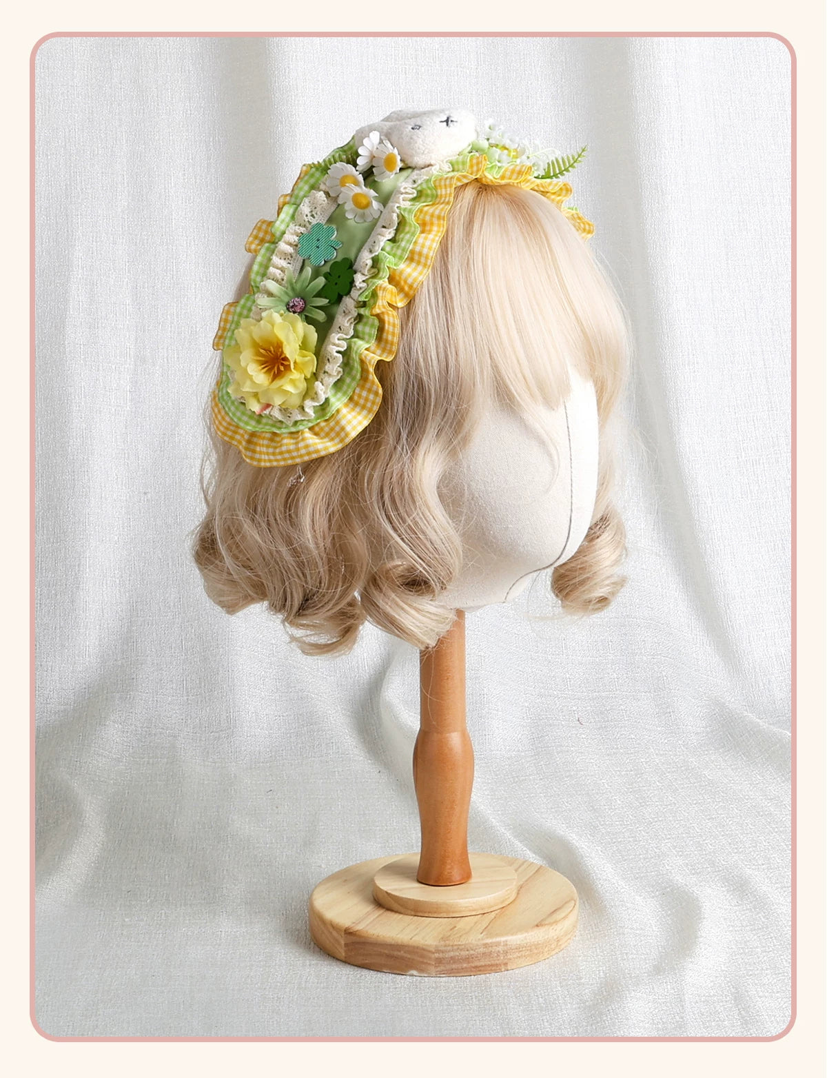 Stardust Rose - Pastoral Spring - Headwear with lace trim