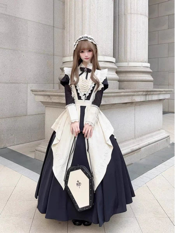 Gothic Maid Wardrobe Lolita Dress Set - main view
