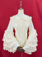 Ivory - Peter Pan Collar Shirt / S