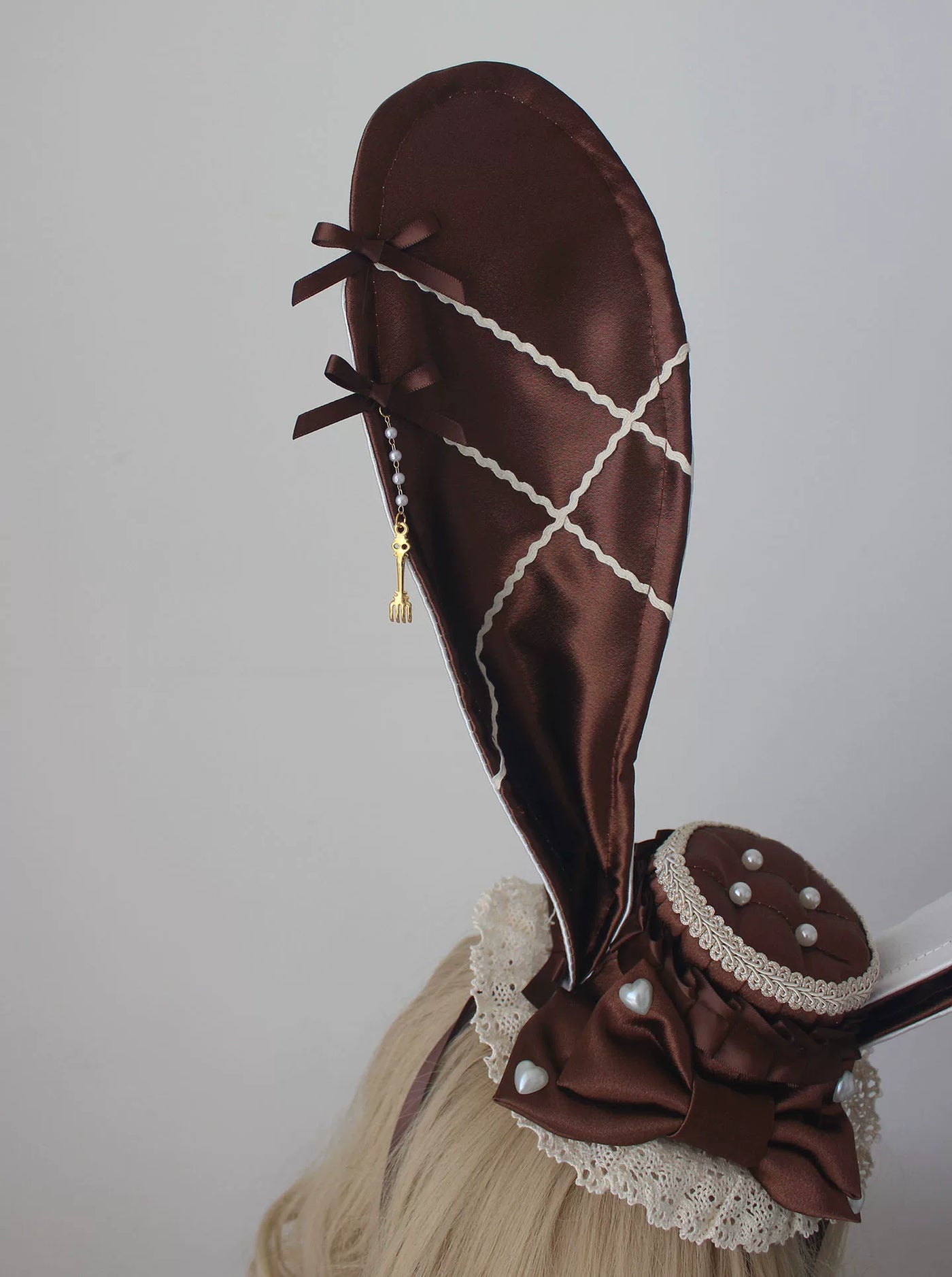 Deer Girl Handmade - Brulee Rabbit - Rabbit-Ear Headwear with Shapeable Ears
