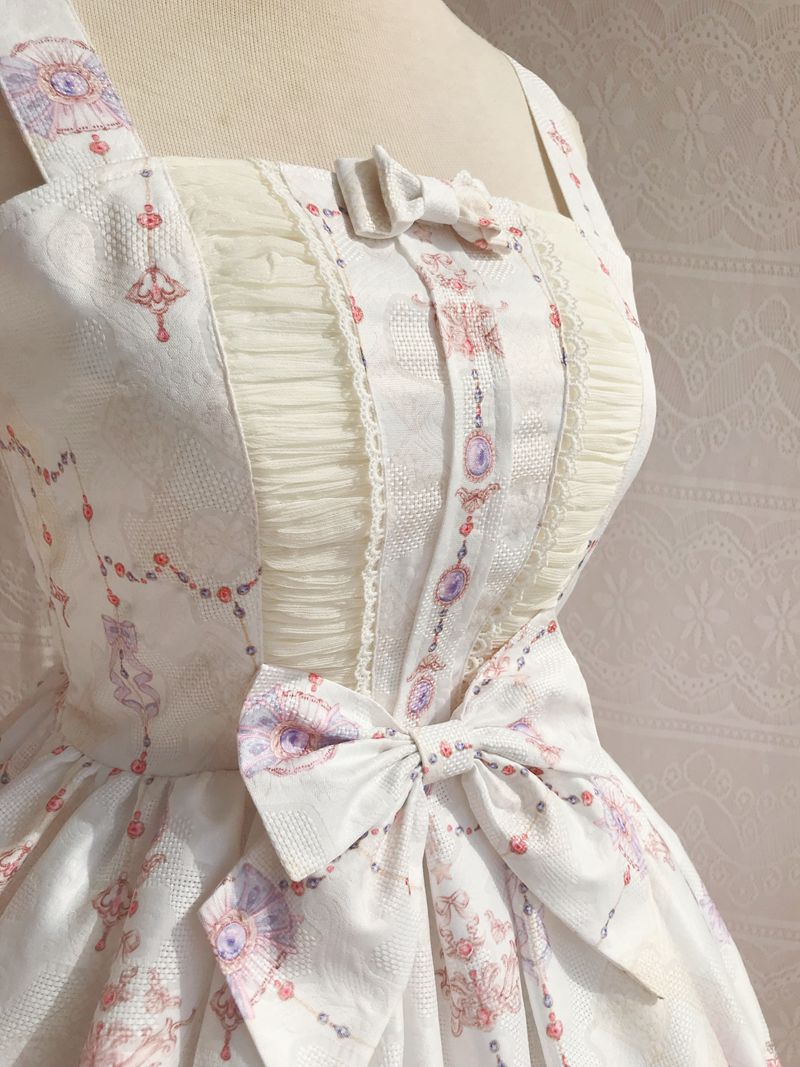 Yilia - Sweet Printing Winter Lolita JSK - Dress JSK Dress