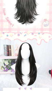 Dalao Home - V-Part Topper - Layered and Wavy Styles - Slightly wavy layered V-shaped hairpiece, natural colour