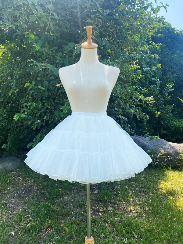 Floral Celebration - 35cm High Volume Short Flared Style Pinafore Compatible Soft Tulle Petticoat - product image 1