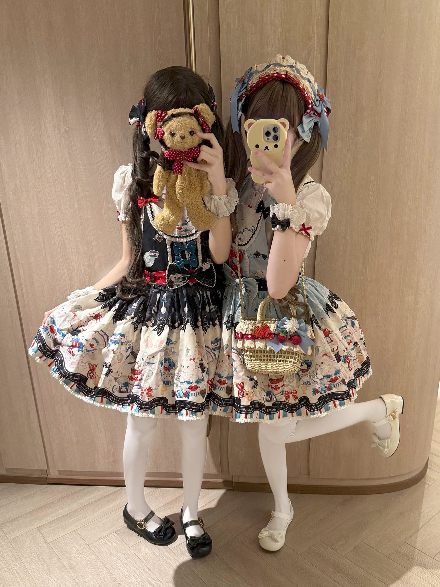 Mystery Rabbit Tea Party - Alice OP / JSK Lolita Dress - detail view 2