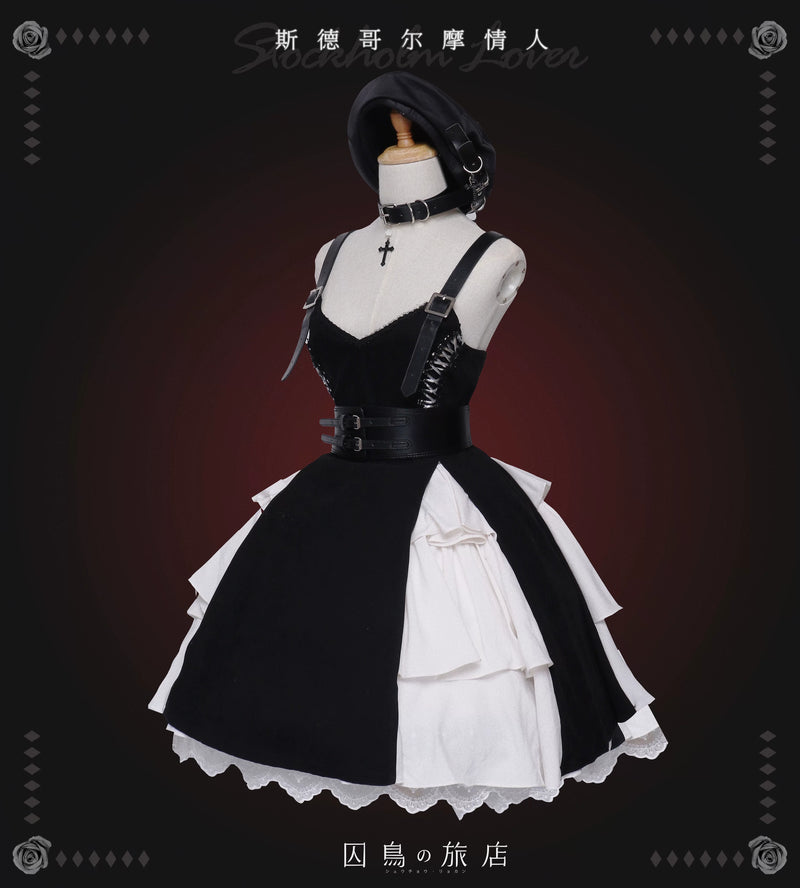 Caged Bird Hotel - Stockholm Lover - Gothic Collar / Arm Band / Waist Cincher with Buckle Straps – detail view 2
