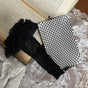 Black fishnet stockings, one pair / One Size