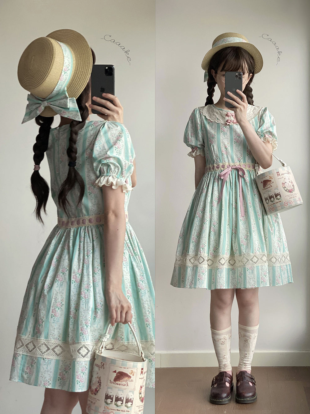 Miss Point - Happy Summer Cute Lolita Hairdband - Straw Hat Headwear
