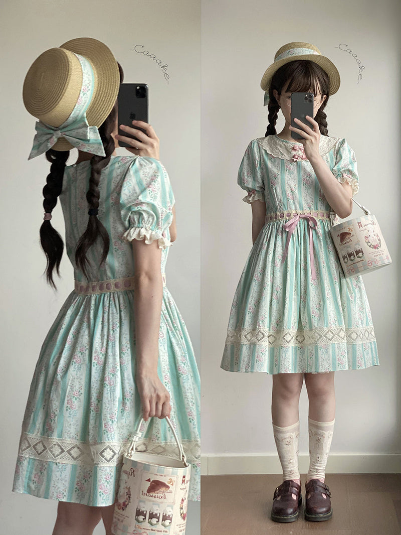 Miss Point - Happy Summer Cute Lolita Hairdband - Straw Hat Headwear