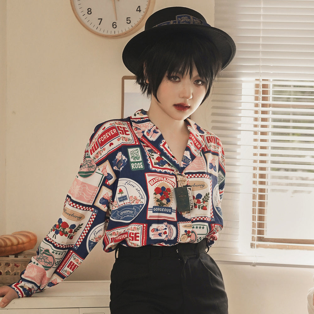 Miss Point - Berry Rose Lolita Accessories - Collection KC Beret Necklace Headwear