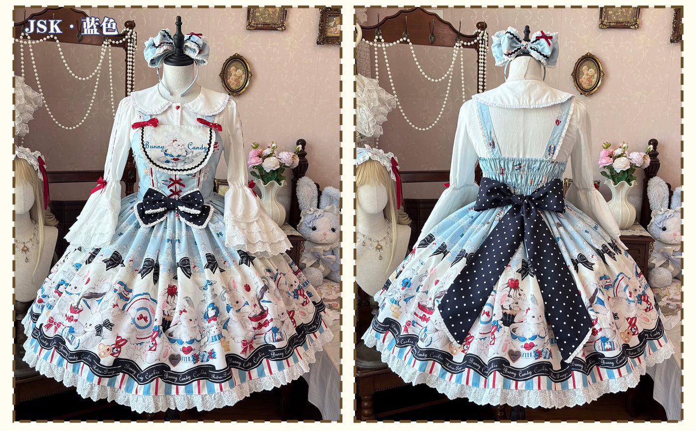 Mystery Rabbit Tea Party - Alice OP / JSK Lolita Dress - detail view 10