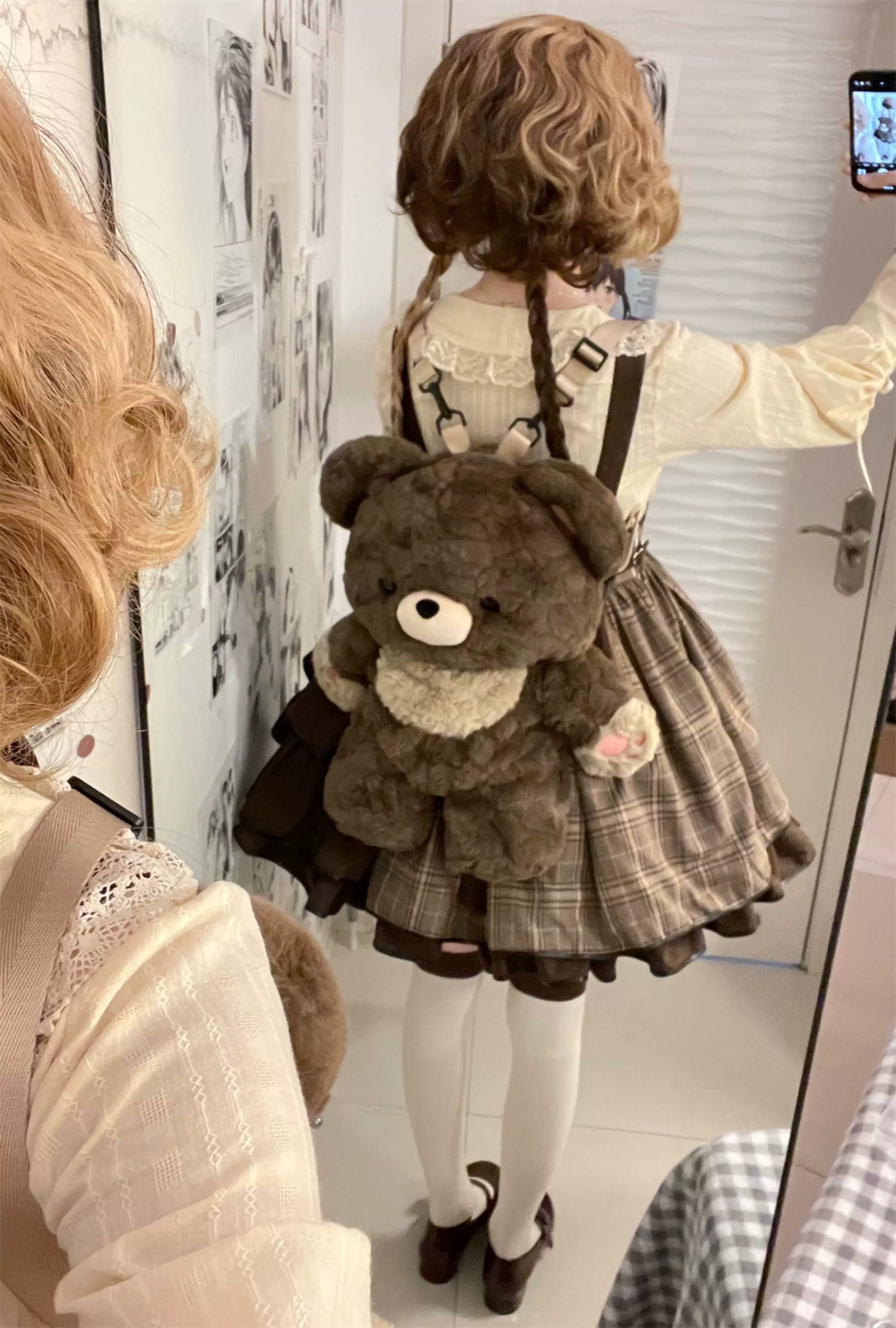 LambGuli - Little Bear Guli - Plush Animal Bag with Rounded Bear Face