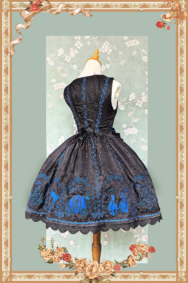 Infanta - Cinderella - Embroidered Velvet or Patterned JSK