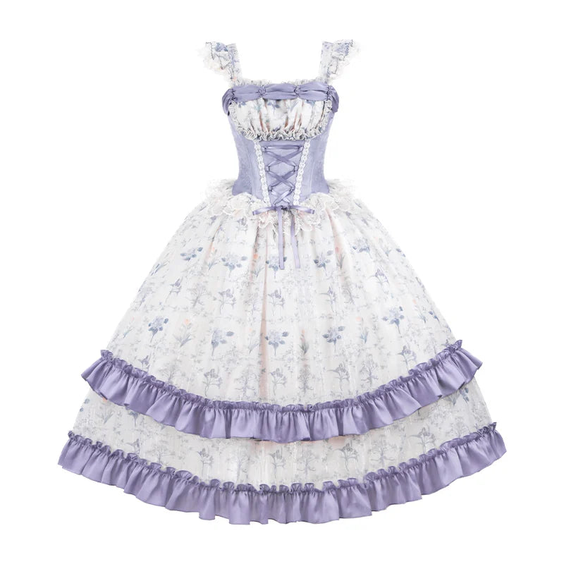 With PUJI - Iris Secret - Twins Lolita Summer Dress, Empire OP, Bodice JSK detail view 10