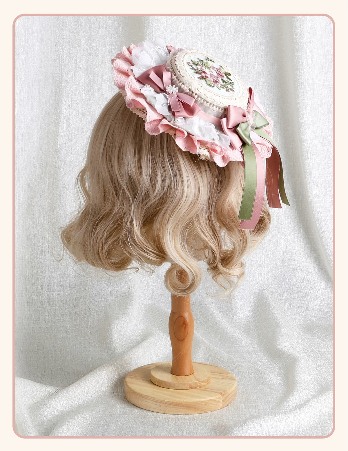 Stardust Rose - Garden Bouquet - Floral Hat and Headband Selection