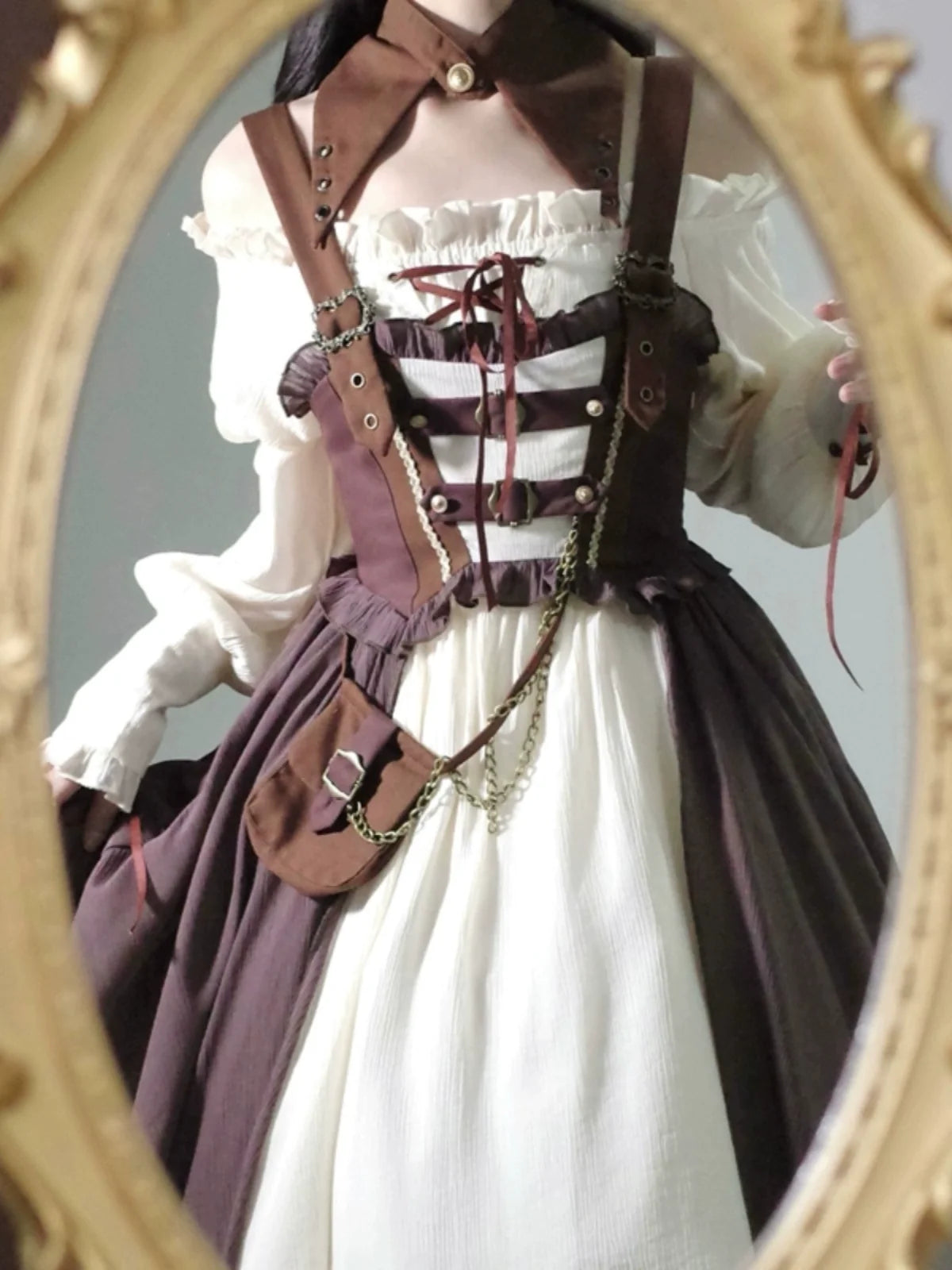 Letters from Unknown Star - Pirate Guide - Vintage Lolita Suit Vest JSK Dress