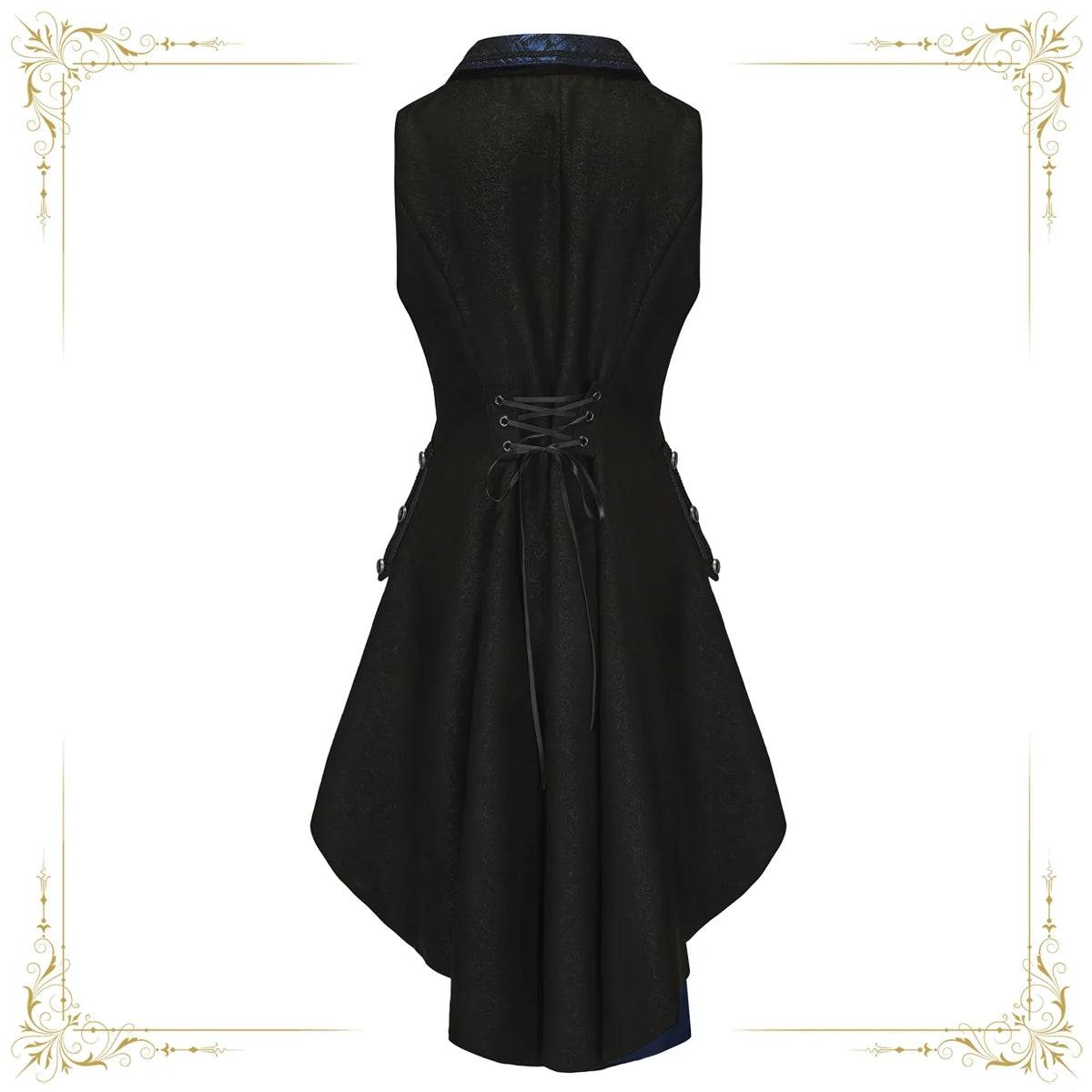 Immortal Thorn - Night of Swordsmanship - Ouji Lolita Long Coat Male Lolita Sleeveless Coat