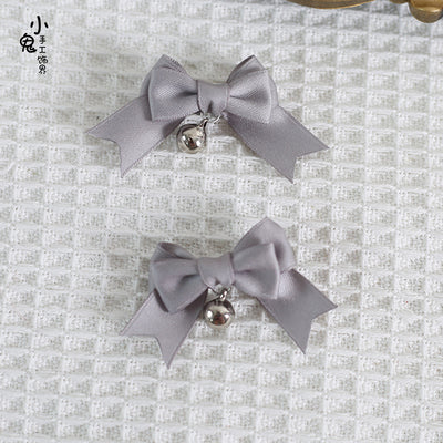 Xiaogui - Sweet Japan Fashion Lolita Bell Bow - Clip Headwear