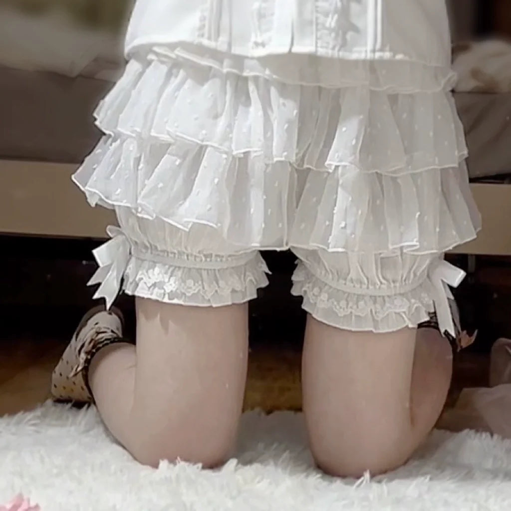 DMFS Lolita - Daily Lolita Bloomers - Lace Cake Shorts for Summer Wear Other Surprise