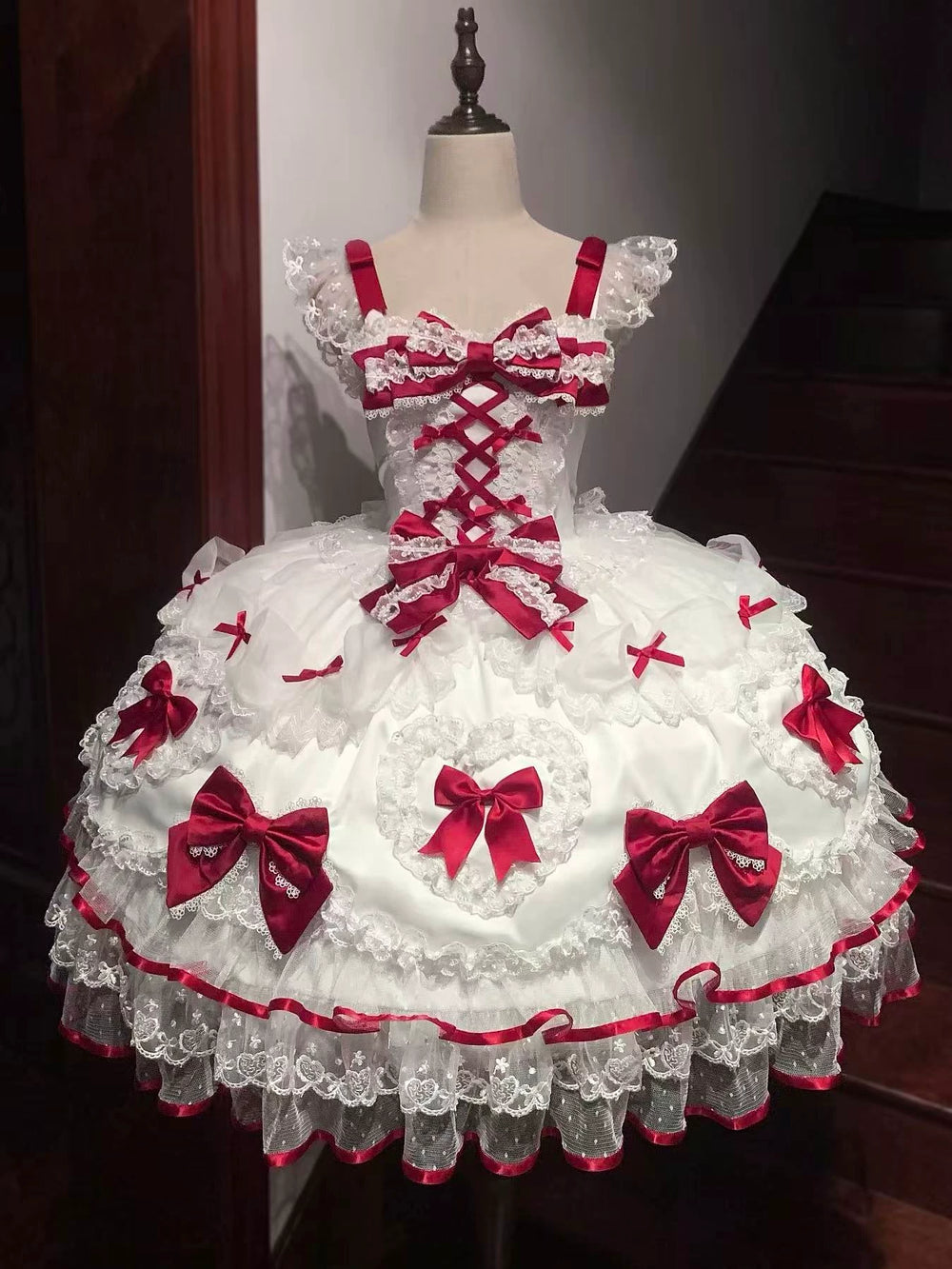White Sugar Girl - Velvet Sweetheart - Sweet Lolita JSK dress