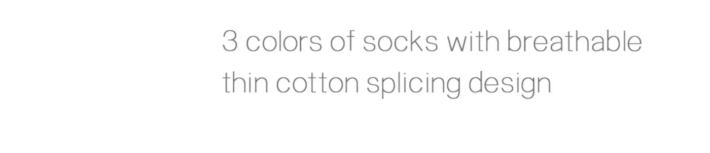 White Socks - Floral Mesh - Ultra-Thin Mid-Calf Socks with Flower Motifs