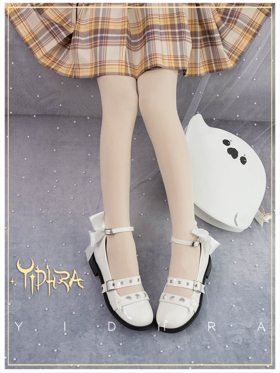 Yidhra - 120D Daily Lolita Velvet Spring - Leggings, Solid Color Socks