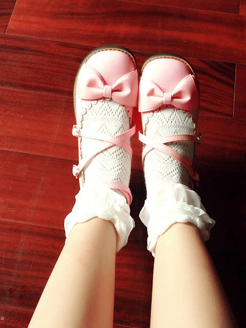 Sosic - Sweet Lolita Low Heel Shoes - Multicolors Shoes