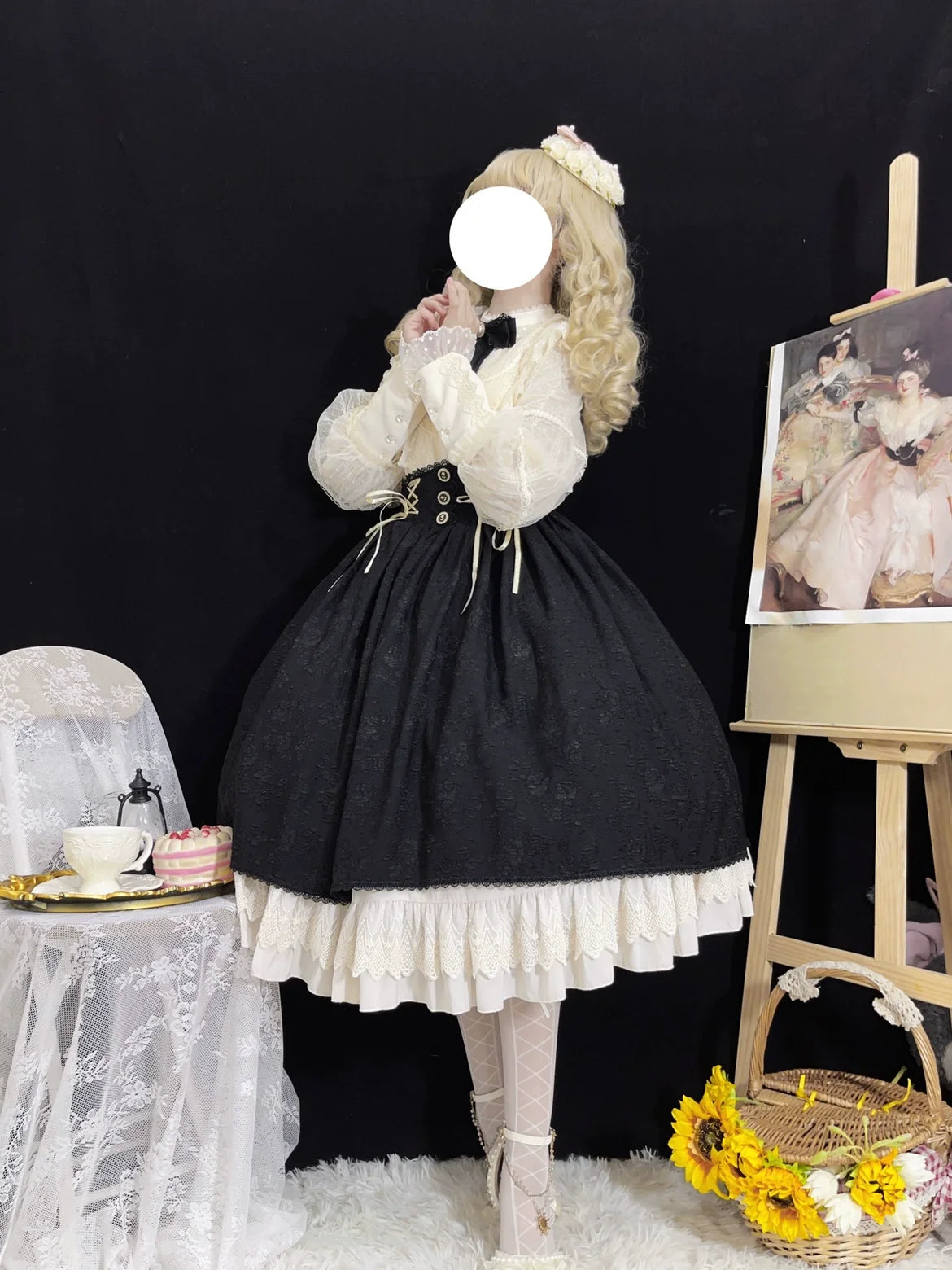 DMFS Lolita - Kawaii Lolita Shirt Winter Lolita - Shirt Innerwear