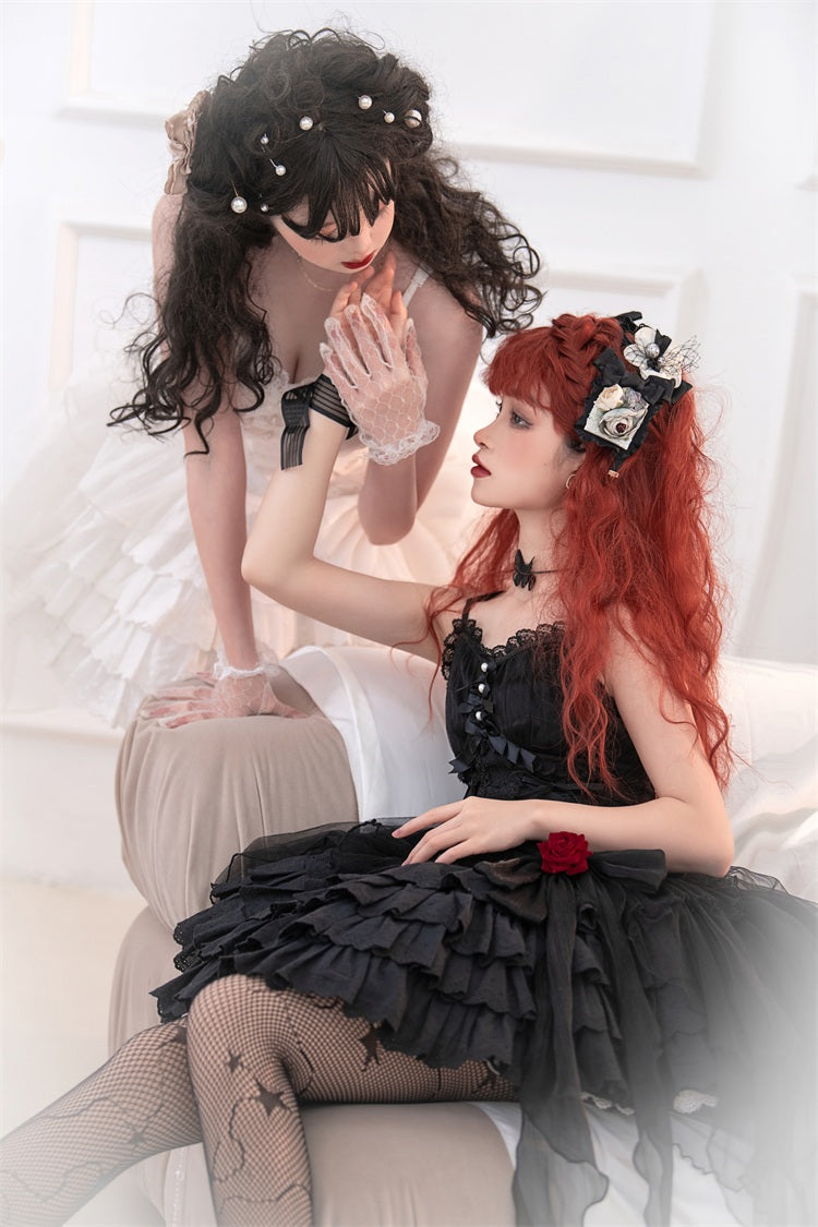Letters from Unknown Star - Little Rose - Summer Casual Lolita Fashion Dress Sexy JSK