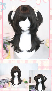 Dalao Home - Xingling - black tea medium-length full wig - Xingling Black Tea